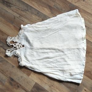 Coco & Jamieson crochet mini dress